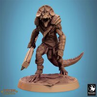 Pack Lizardman Grimscale (32mm base) Set von Rescale Miniatures aus Totem of the Scalewings