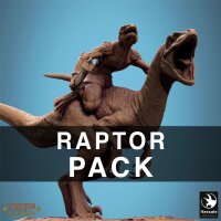 Pack Jurassic Velociraptor (60x35mm base) Set von Rescale...