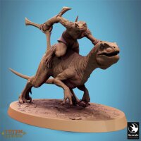 Pack Jurassic Velociraptor (60x35mm base) Set von Rescale Miniatures aus Totem of the Scalewings