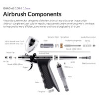 Gaahleri Advanced Series GHAD-68 Airbrush Set