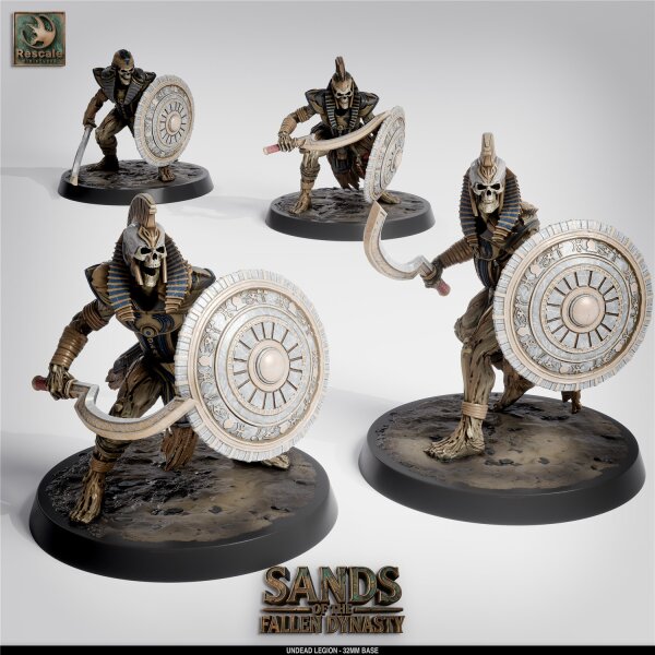Pack Undead Legion (32mm base) Set von Rescale Miniatures aus Sands of Fallen Dynasty