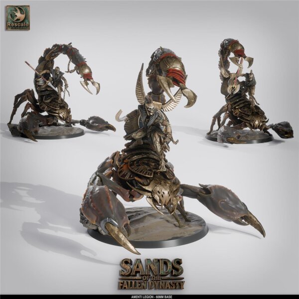 Pack Amenti Legion, Giant scorpions (60mm base) Set von Rescale Miniatures aus Sands of Fallen Dynasty