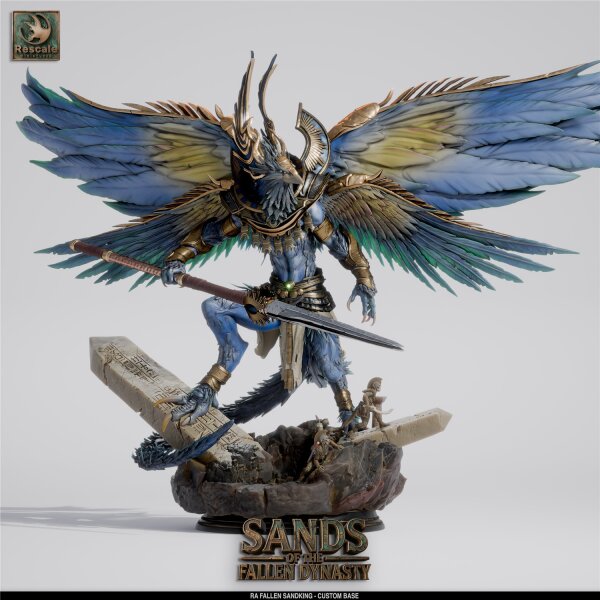 Ra, Fallen Sandking (Custom base) von Rescale Miniatures aus Sands of Fallen Dynasty