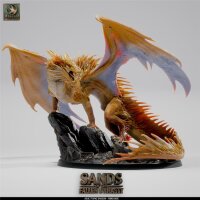 Topaz Dragon - Adult (75mm base) von Rescale Miniatures aus Sands of Fallen Dynasty
