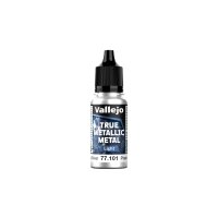 Vallejo True Metallix Metal LIGHT Sterling Silver 18ml (101)