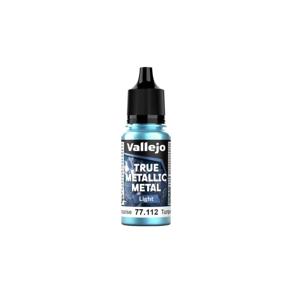 Vallejo True Metallix Metal LIGHT Hydra Turquoise 18ml (112)