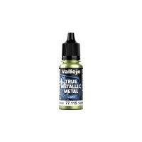 Vallejo True Metallix Metal LIGHT Amber Green 18ml (115)