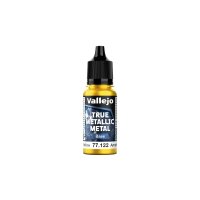 Vallejo True Metallix Metal BASE Radiant Yellow 18ml (122)