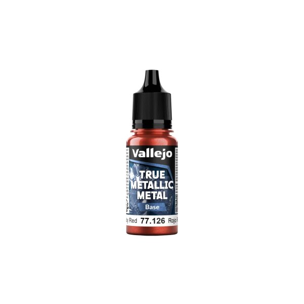 Vallejo True Metallix Metal BASE Ruby Red 18ml (126)