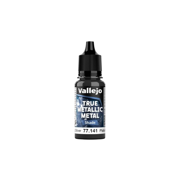 Vallejo True Metallix Metal SHADE Sterling Silver 18ml (141)