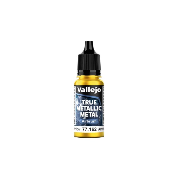 Vallejo True Metallix Metal AIRBRUSH Radiant Yellow 18ml (162)