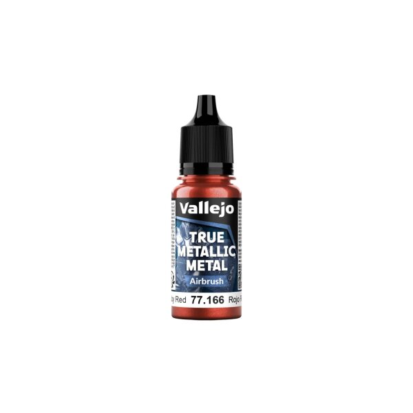 Vallejo True Metallix Metal AIRBRUSH Ruby Red 18ml (166)