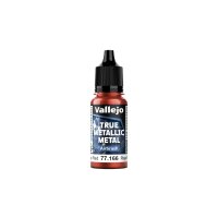 Vallejo True Metallix Metal AIRBRUSH Ruby Red 18ml (166)