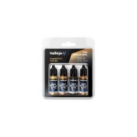 Vallejo True Metallix Metal PAINT SET Imperial Gold