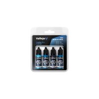 Vallejo True Metallix Metal PAINT SET Sapphire Blue