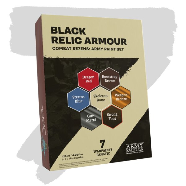 The Army Painter Combat Se7ens: Black Relic Armour
