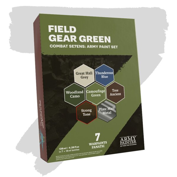 The Army Painter Combat Se7ens: Field Gear Green