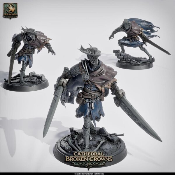 Pack The Cathedral Huntsmen (32mm base) Set von Rescale Miniatures aus Cathedral of Broken Crowns