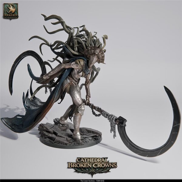 The Crown Huntress (75mm base) Set von Rescale Miniatures aus Cathedral of Broken Crowns