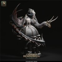 Cursed Dragon - Elder (100mm base) von Rescale Miniatures aus Cathedral of Broken Crowns