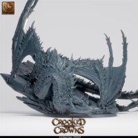 Magma Dragon - Adult (75mm base) von Rescale Miniatures aus Crooked Crowns