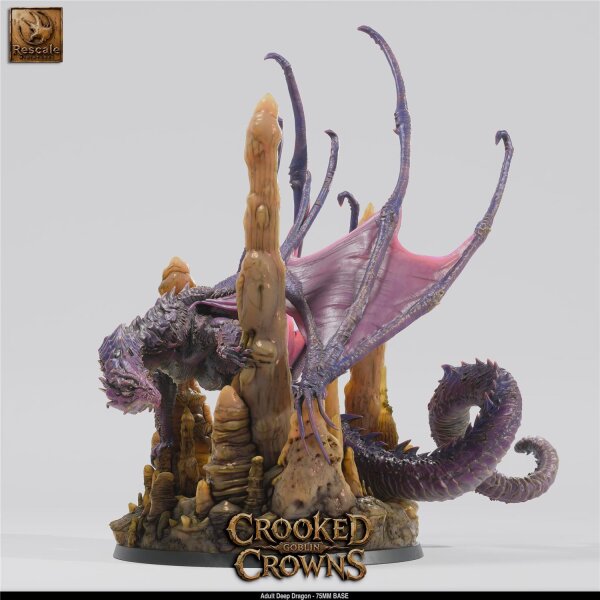 Deep Dragon - Adult (75mm base) von Rescale Miniatures aus Crooked Crowns
