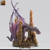 Deep Dragon - Adult (75mm base) von Rescale Miniatures aus Crooked Crowns