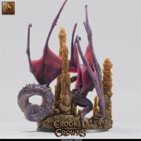 Deep Dragon - Adult (75mm base) von Rescale Miniatures aus Crooked Crowns