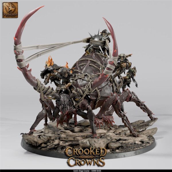 Goblin Siege Crawler (130mm base) von Rescale Miniatures aus Crooked Crowns