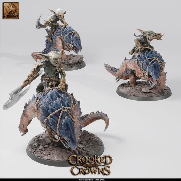 Pack Goblin Buletteers (50mm base) Set von Rescale Miniatures aus Crooked Crowns
