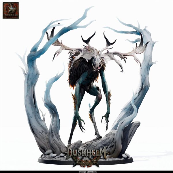 Wendigo (75mm base) von Rescale Miniatures aus Duskhelm