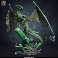 Emerald dragon - Adult (75mm base) von Rescale Miniatures...