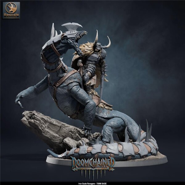 Iron Scale Ravager C (75mm base) von Rescale Miniatures aus Doomchained