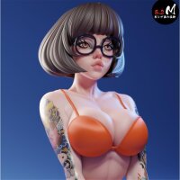 Orange Sweater Girl Detective (Suntanned Ver.) | ESMonster