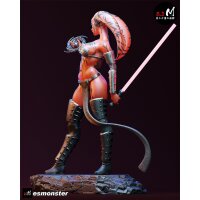Crimson Tattooed Alien Warrior | ESMonster