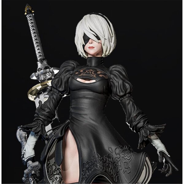 White-Haired Android Girl | ESMonster