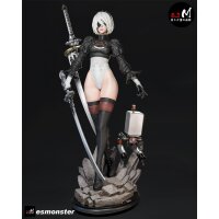 White-Haired Android Girl | ESMonster