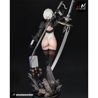 White-Haired Android Girl | ESMonster