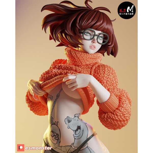 Orange Sweater Nerd (Tattoo Ver.) | ESMonster