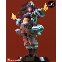 Buff Firefighter Girl | ESMonster