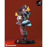 Buff Firefighter Girl | ESMonster