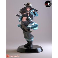 Buff Firefighter Girl | ESMonster