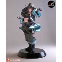 Buff Firefighter Girl | ESMonster