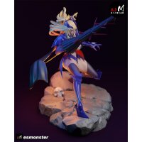 Blonde Armored Knight Girl | ESMonster