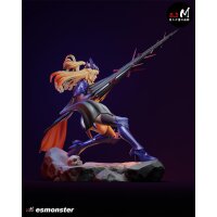 Blonde Armored Knight Girl | ESMonster