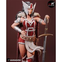 Nordic myth sword-wielding warrior woman | ESMonster