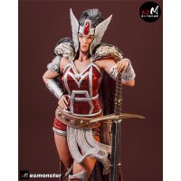 Nordic myth sword-wielding warrior woman | ESMonster