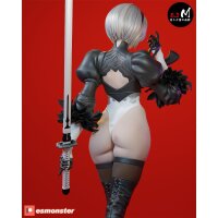 White-Haired Android Girl | ESMonster
