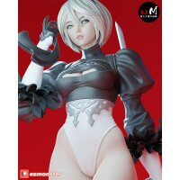 White-Haired Android Girl | ESMonster