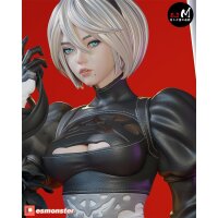 White-Haired Android Girl | ESMonster